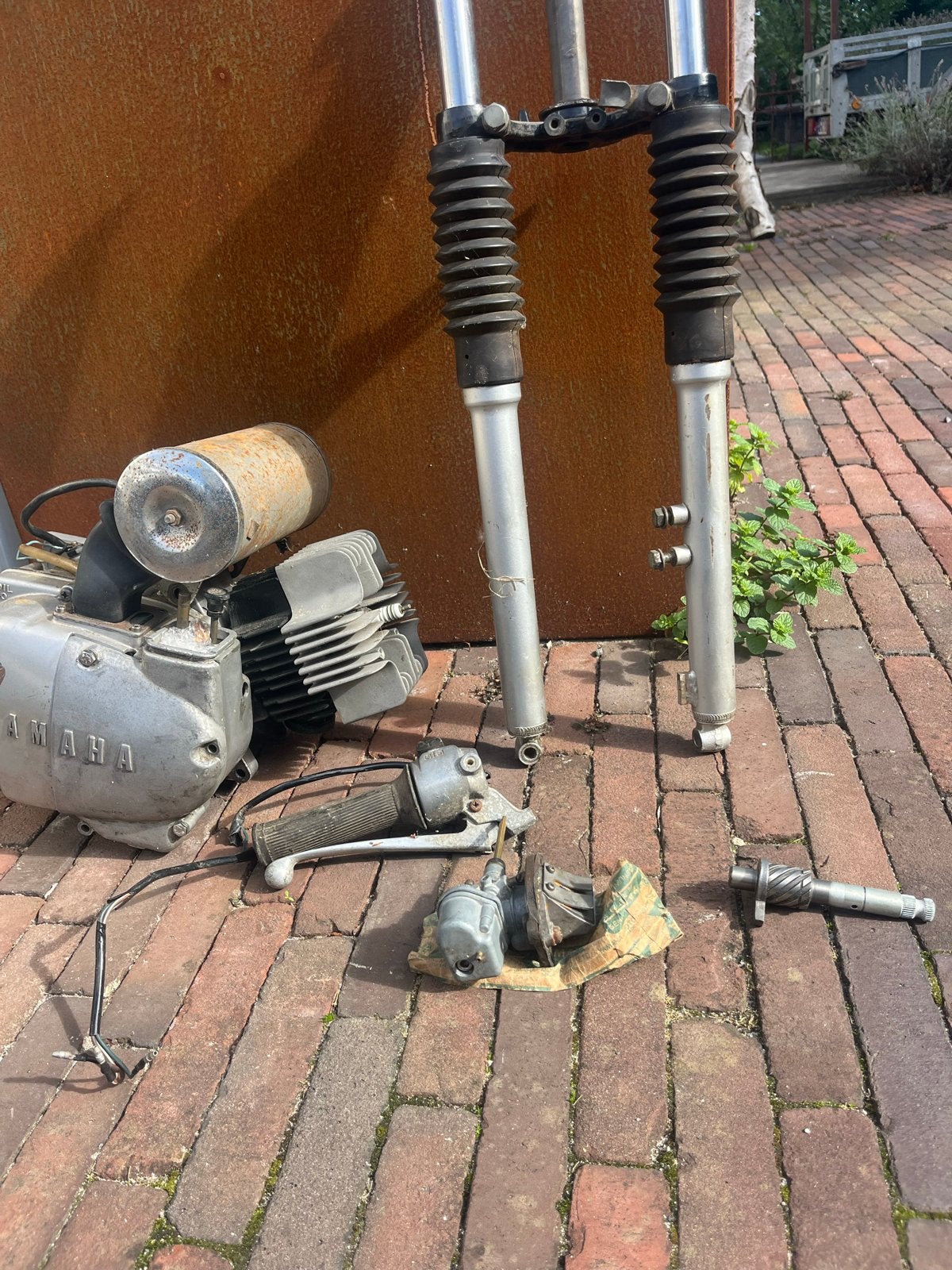 Yamaha motorblok en voorvork - Gebruikt, Ophalen, Gebruikt, Blok