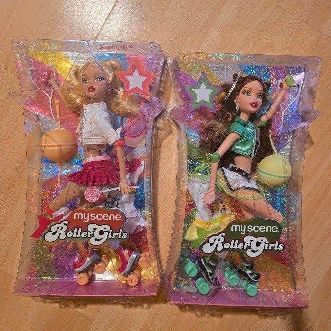 Barbie My Scene Roller Girls Kennedy & Chelsea, Ophalen, Nieuw, Pop