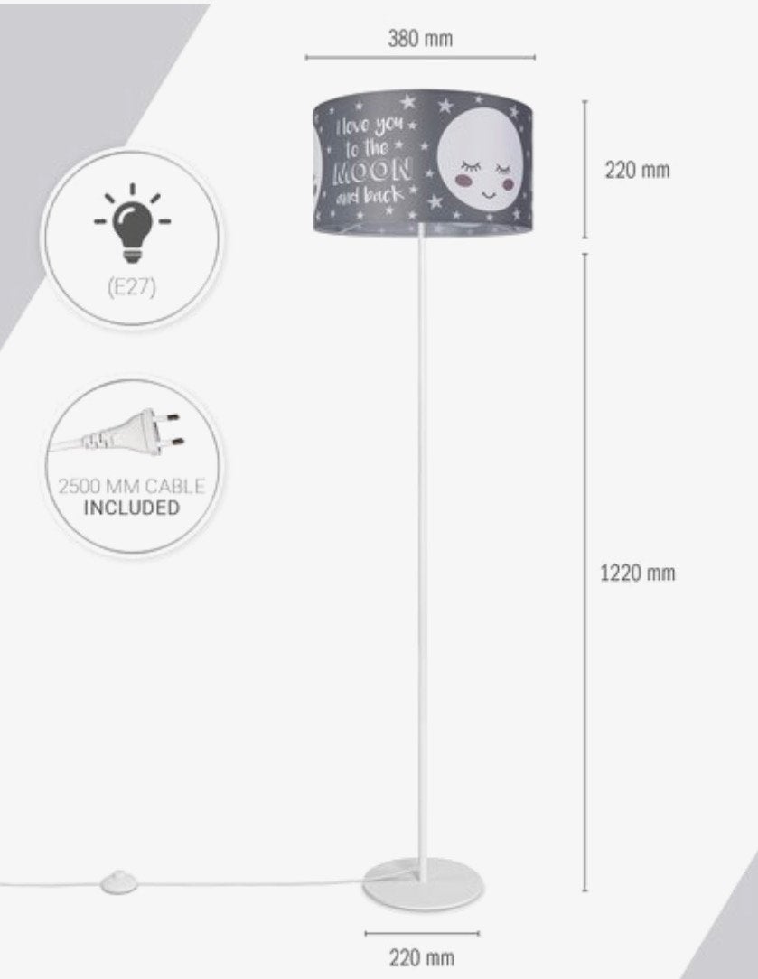 Paco vloerlamp kinderkamer, Ophalen of Verzenden, Nieuw, E27 (groot), 100 tot 150 cm