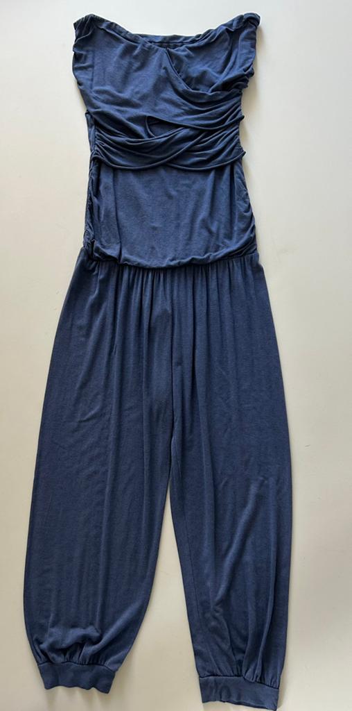Rinascimento jumpsuit driekwart maat M, Maat 38/40 (M), Blauw, Rinascimento, Ophalen of Verzenden