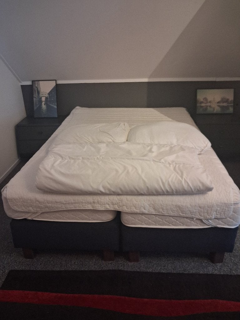 Boxspring 180x200 elektrisch en 140x200, Ophalen, Gebruikt, Tweepersoons, 180 cm