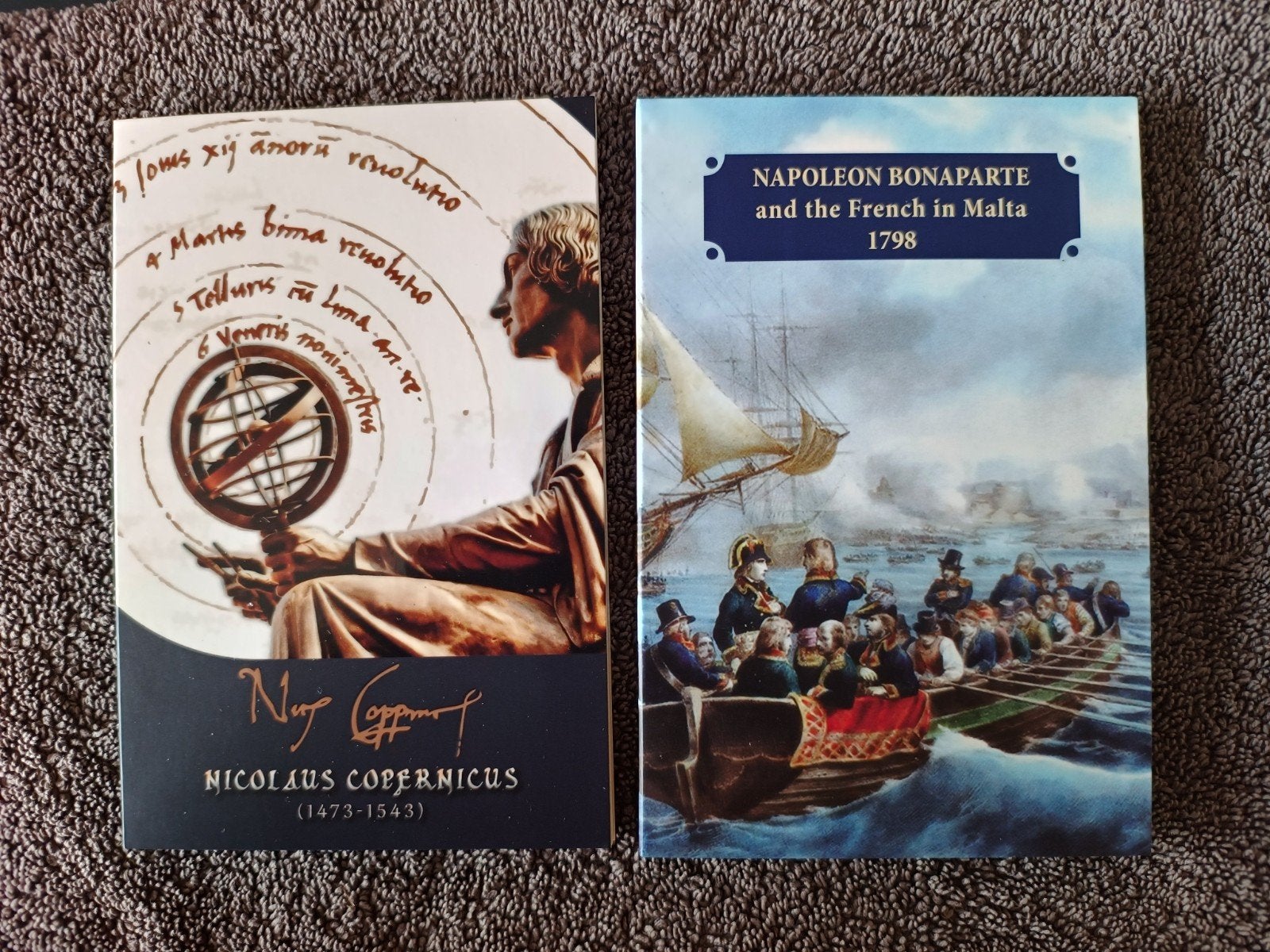 Herdenkingsmunten Malta 2023 Copernicus en Napoleon, Ophalen of Verzenden, Malta, 2 euro, Losse munt