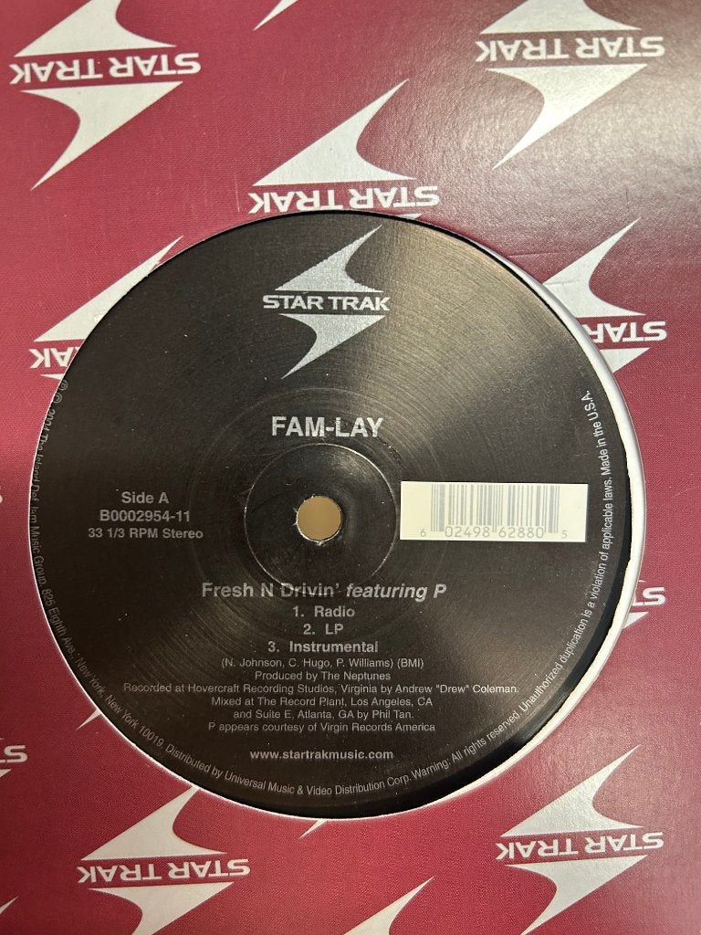 Fam-Lay – Fresh N Drivin’ / Git Busy, Ophalen of Verzenden, 2000 tot heden, Zo goed als nieuw, Overige formaten