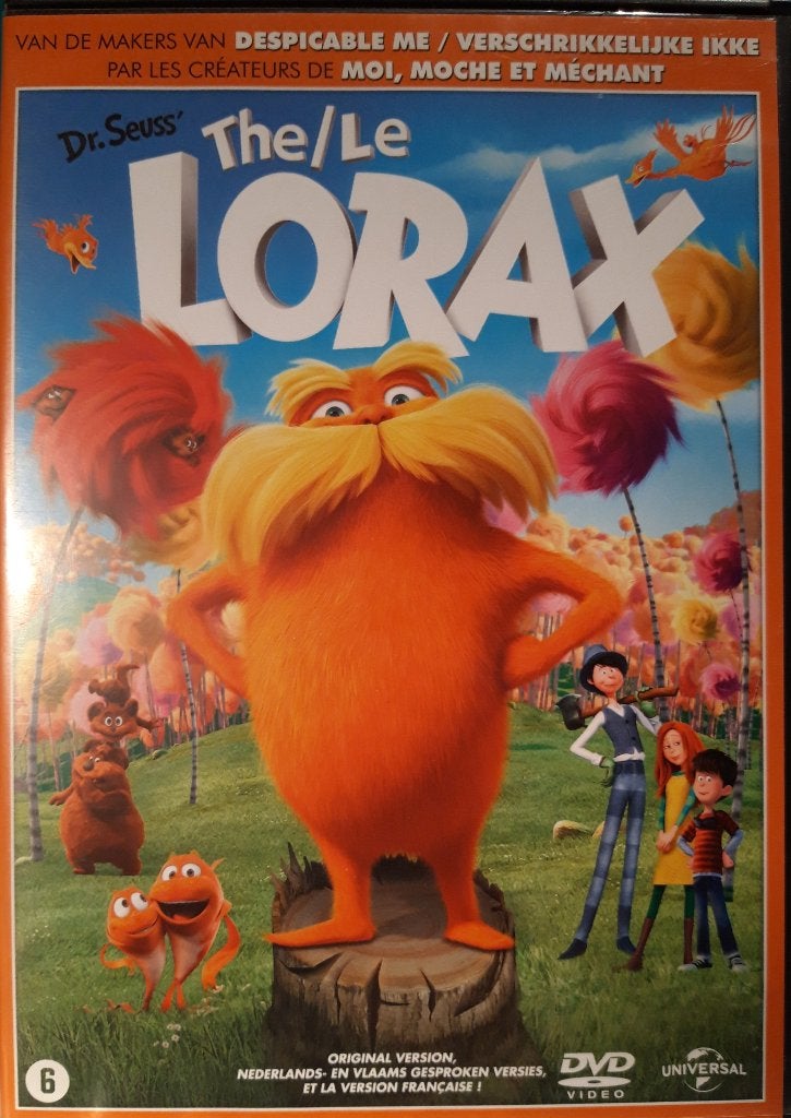 Dr. Seuss' The Lorax - Krasvrije DVD (Nederlands gesproken), Animatie, Ophalen of Verzenden, Zo goed als nieuw, Nederlands