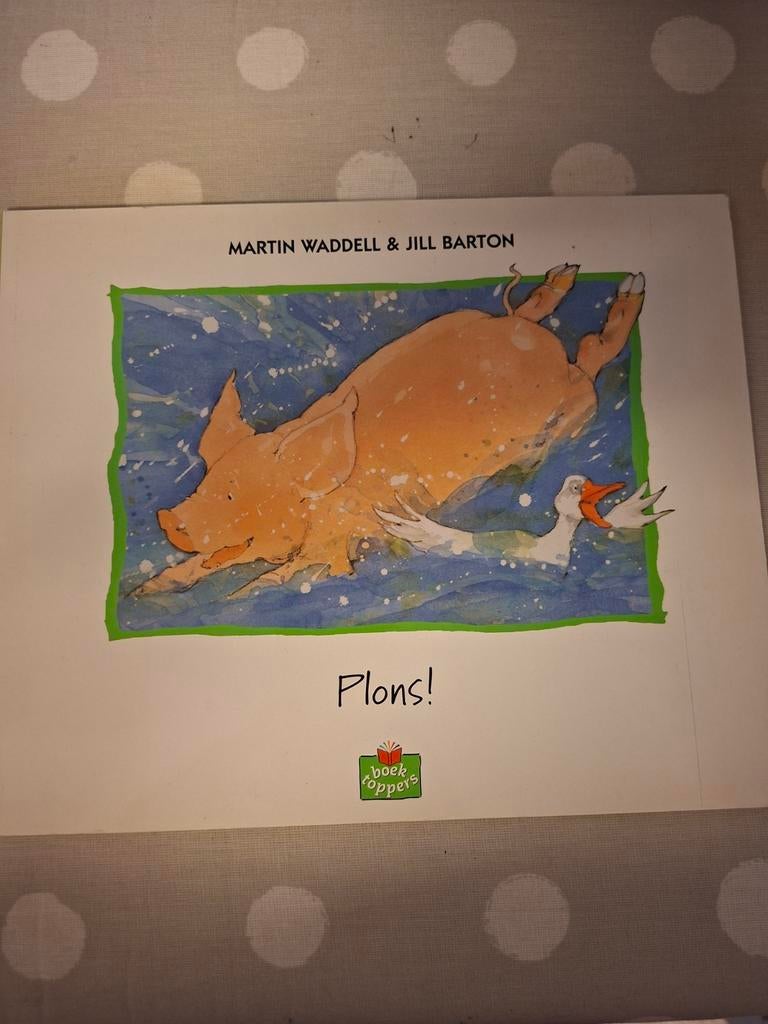 Plons! - Martin Waddell & Jill Barton (Boektoppers), Ophalen of Verzenden, Zo goed als nieuw, Martin Waddell & Jill Barton, Fictie algemeen