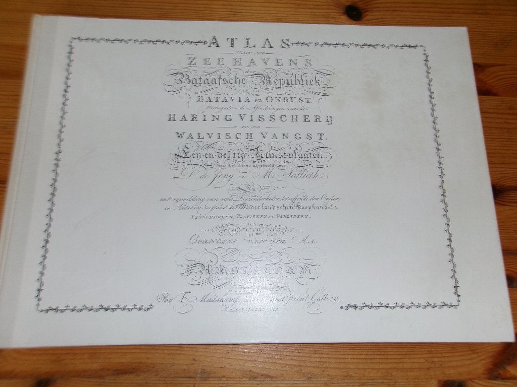 Atlas van de zeehavens der Bataafsche Republiek, Gelezen, Overige atlassen, Overige gebieden, Ophalen of Verzenden