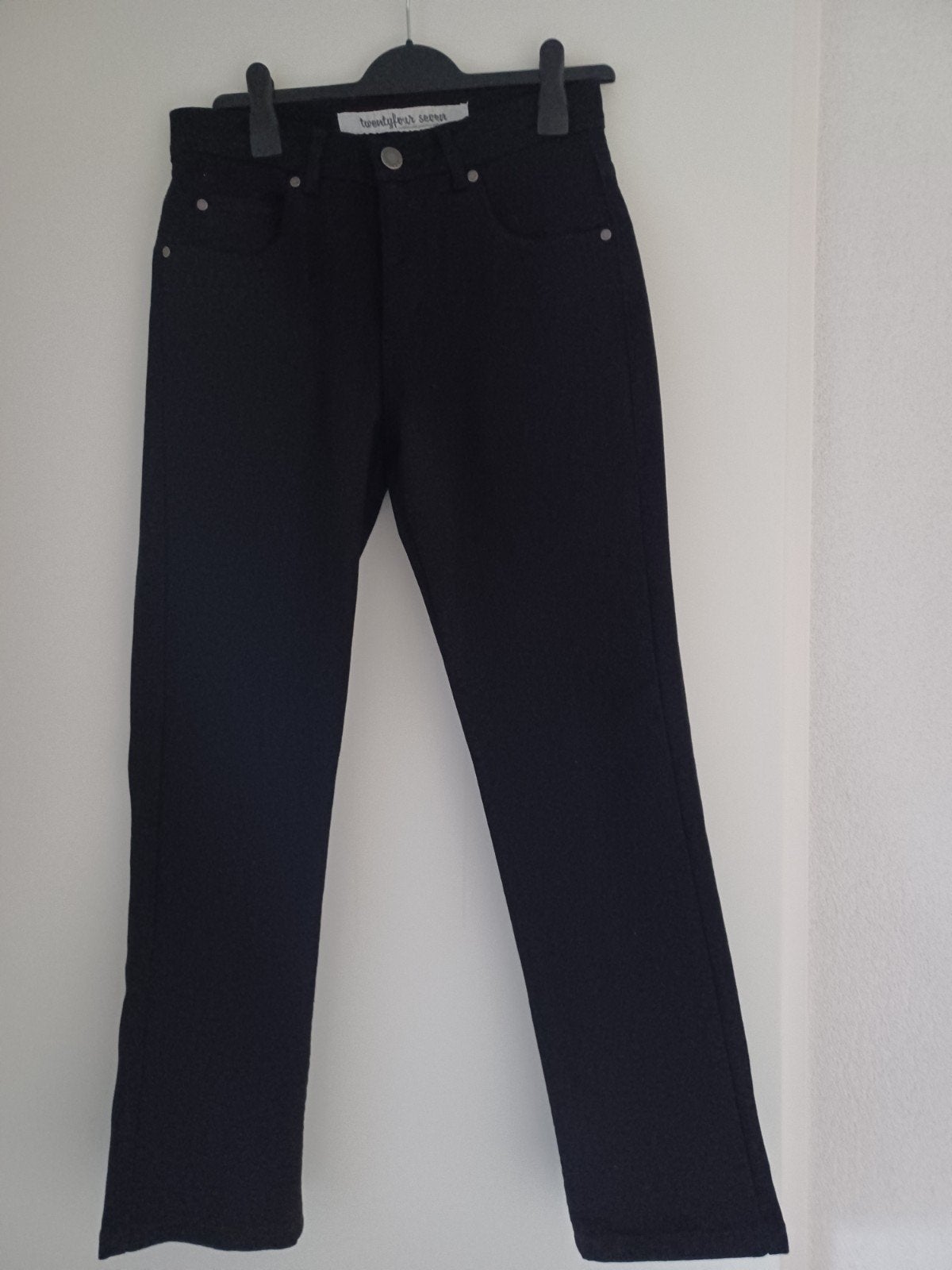 Nette zwarte jeans heren broek, Ophalen of Verzenden, Zo goed als nieuw, Maat 46 (S) of kleiner, Zwart