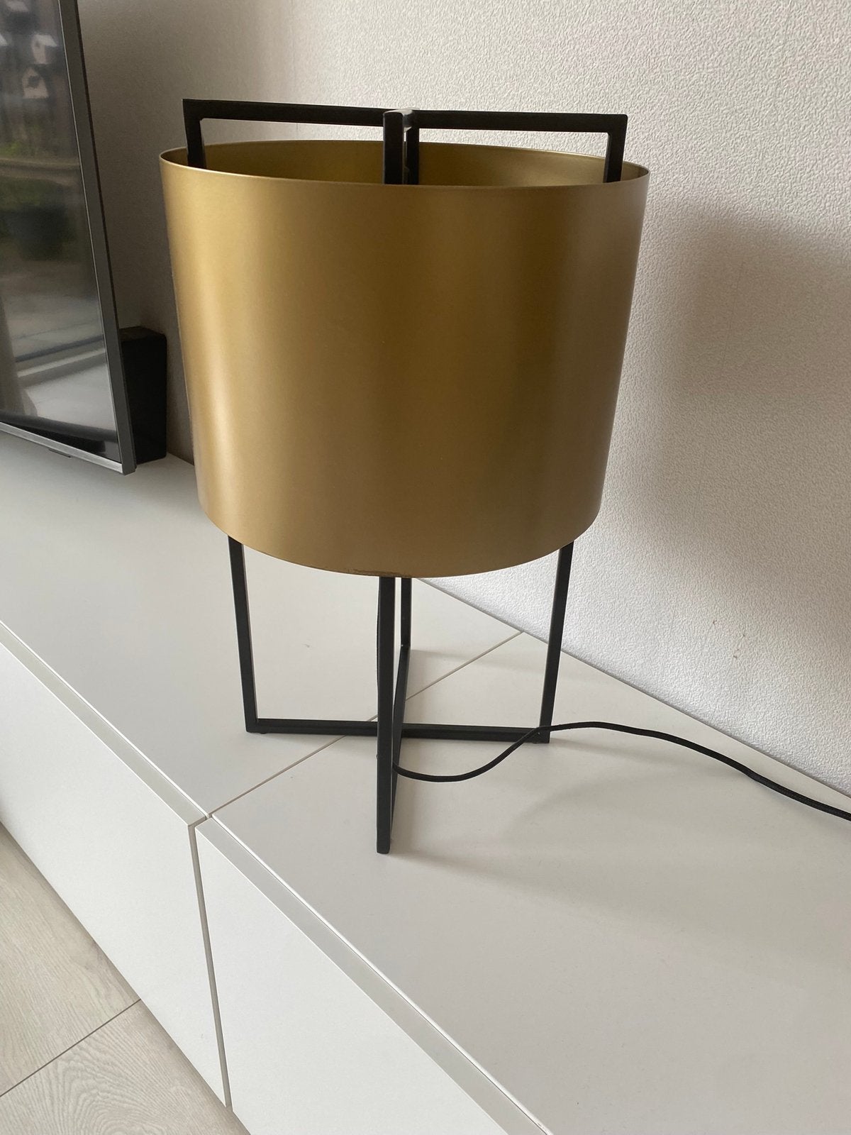Design tafellamp, Ophalen, 50 tot 75 cm, Zo goed als nieuw, Metaal