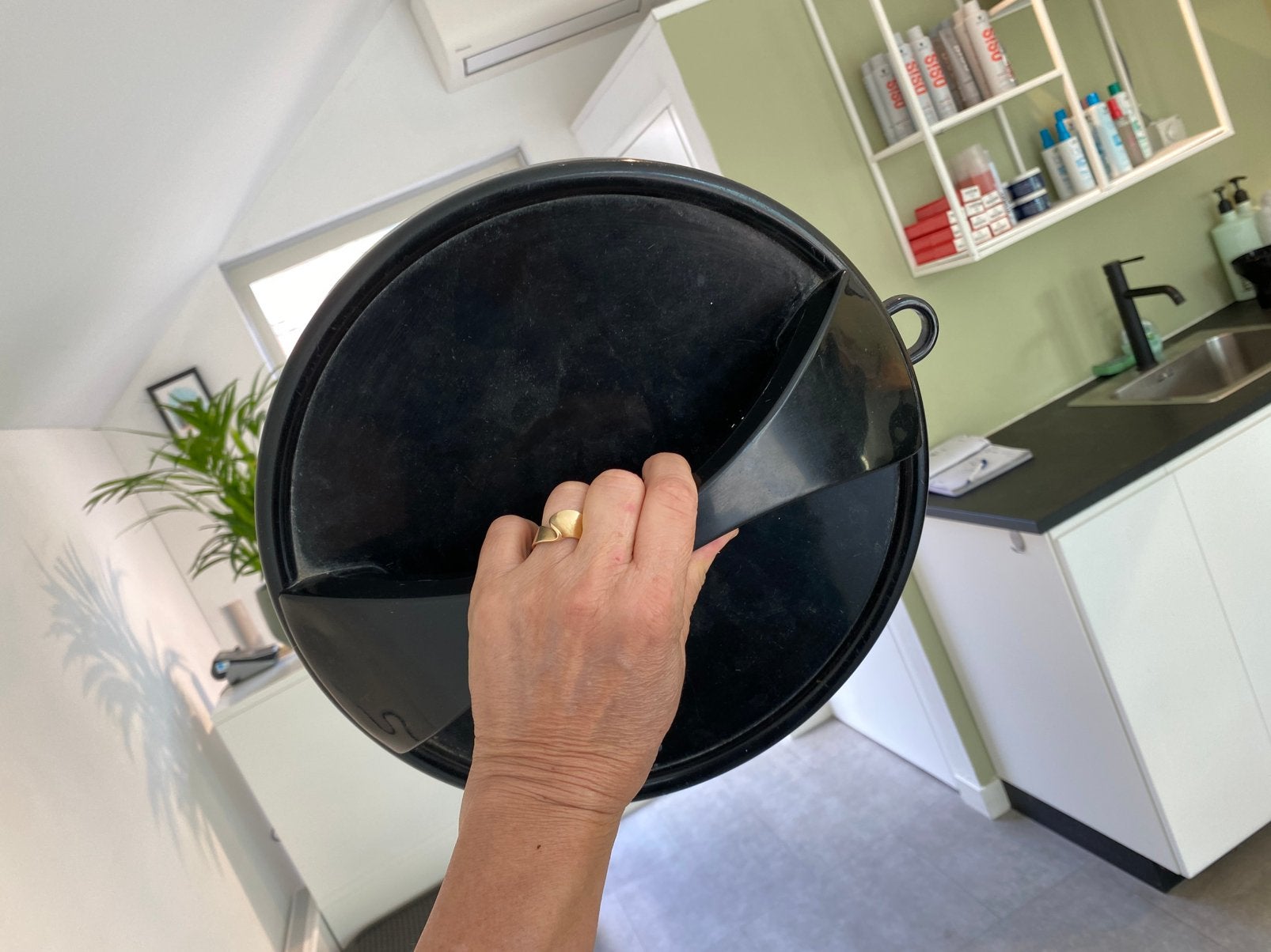 Kappersinterieur