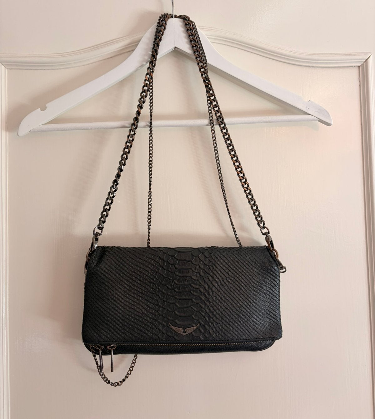 Zadig & Voltaire Rock Savage Handtas Zwart, Ophalen of Verzenden, Gebruikt, Zwart, Handtas