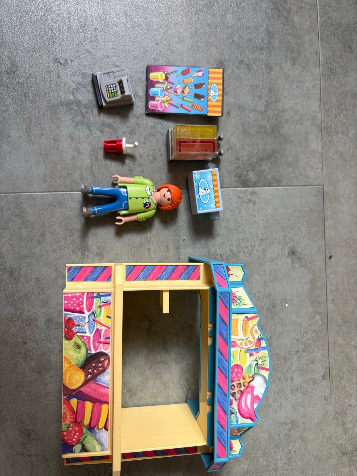 Playmobil kraampje, Ophalen, Gebruikt, Complete set, Overige typen