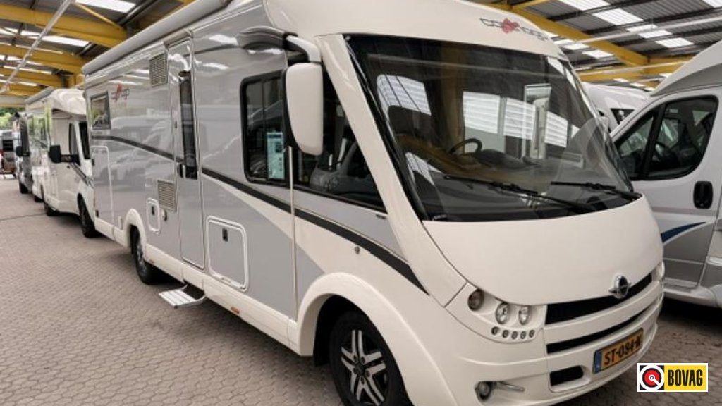 Carthago C-Tourer I 149 ZONDER HEFBED, LEVELSYST., Caravans en Kamperen, Campers, Ringverwarming, Fiat, Tot en met 2, Bedrijf