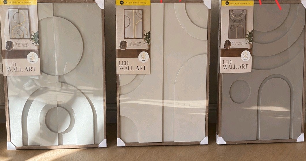 LED Wanddecoratie Action Wall Art, Met verlichting, Hout, Nieuw, Wandbord of Wandpaneel