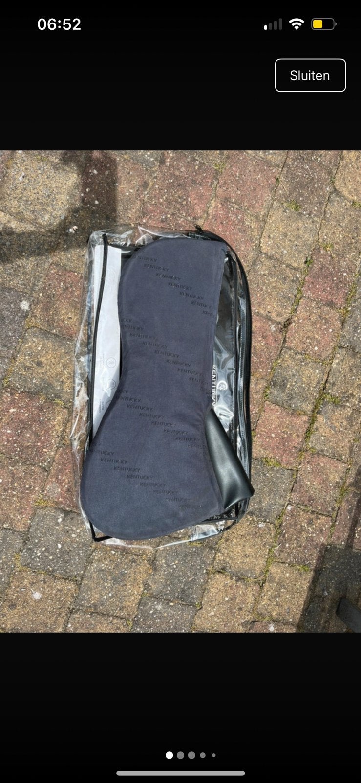Half pad Kentucky absorb, zadelonderlegger, Dieren en Toebehoren, Paarden en Pony's | Dekens en Dekjes, Ophalen of Verzenden, Zo goed als nieuw