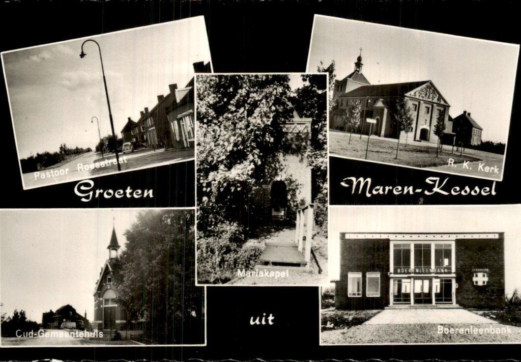 Maren-Kessel - Mariakapel - ingang, Ophalen of Verzenden, 1960 tot 1980, Gelopen, Noord-Brabant