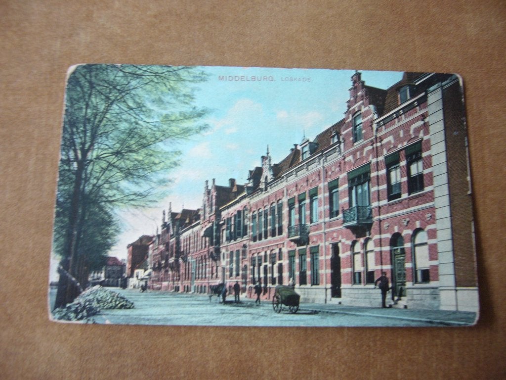 MIDDELBURG  =  LOSKADE  BRIEFKAART  1910, Ophalen of Verzenden, Voor 1920, Gelopen, Zeeland
