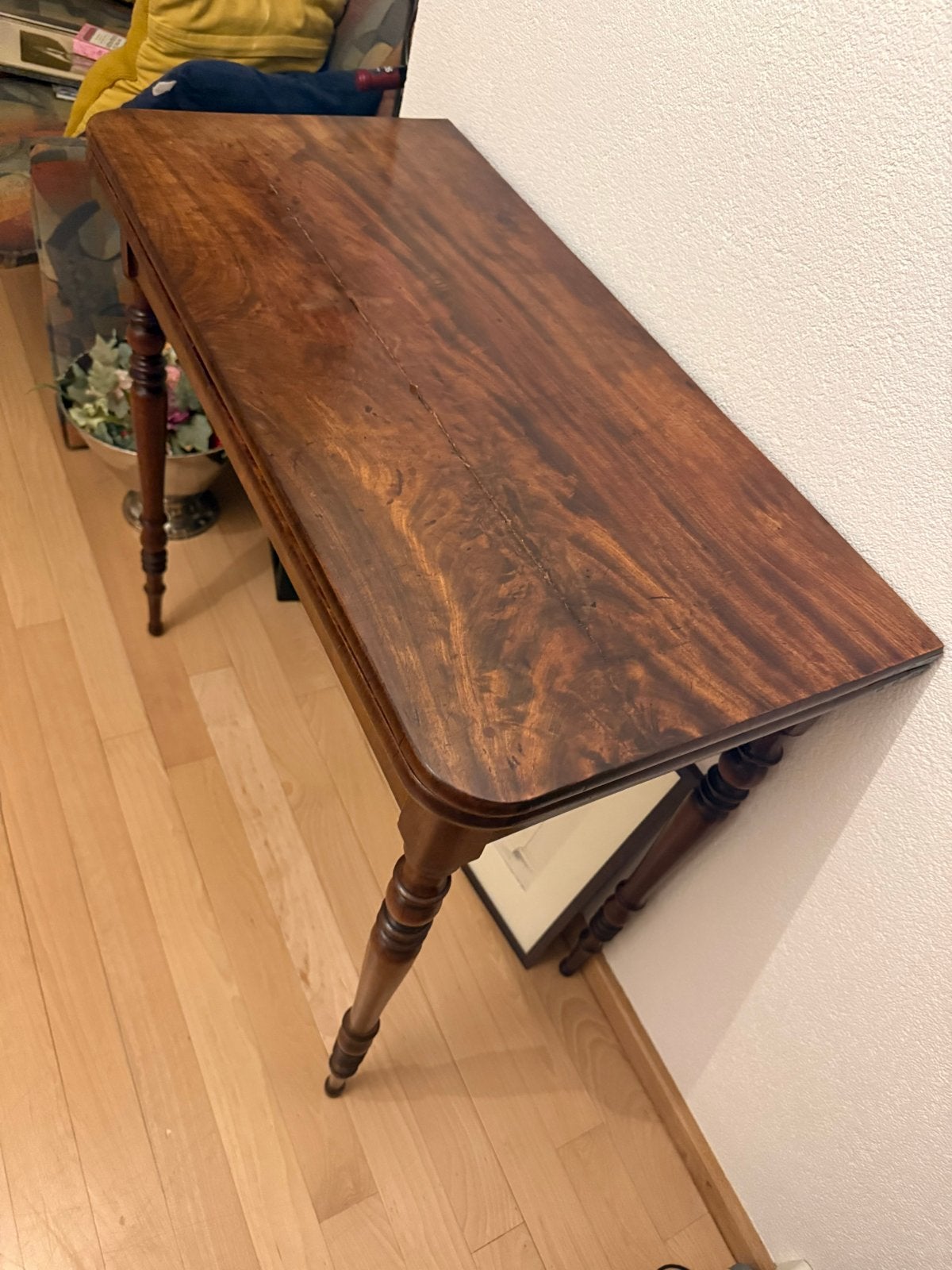Antieke  Console/Kaarttafel - Opklapbaar, Antiek en Kunst, Ophalen