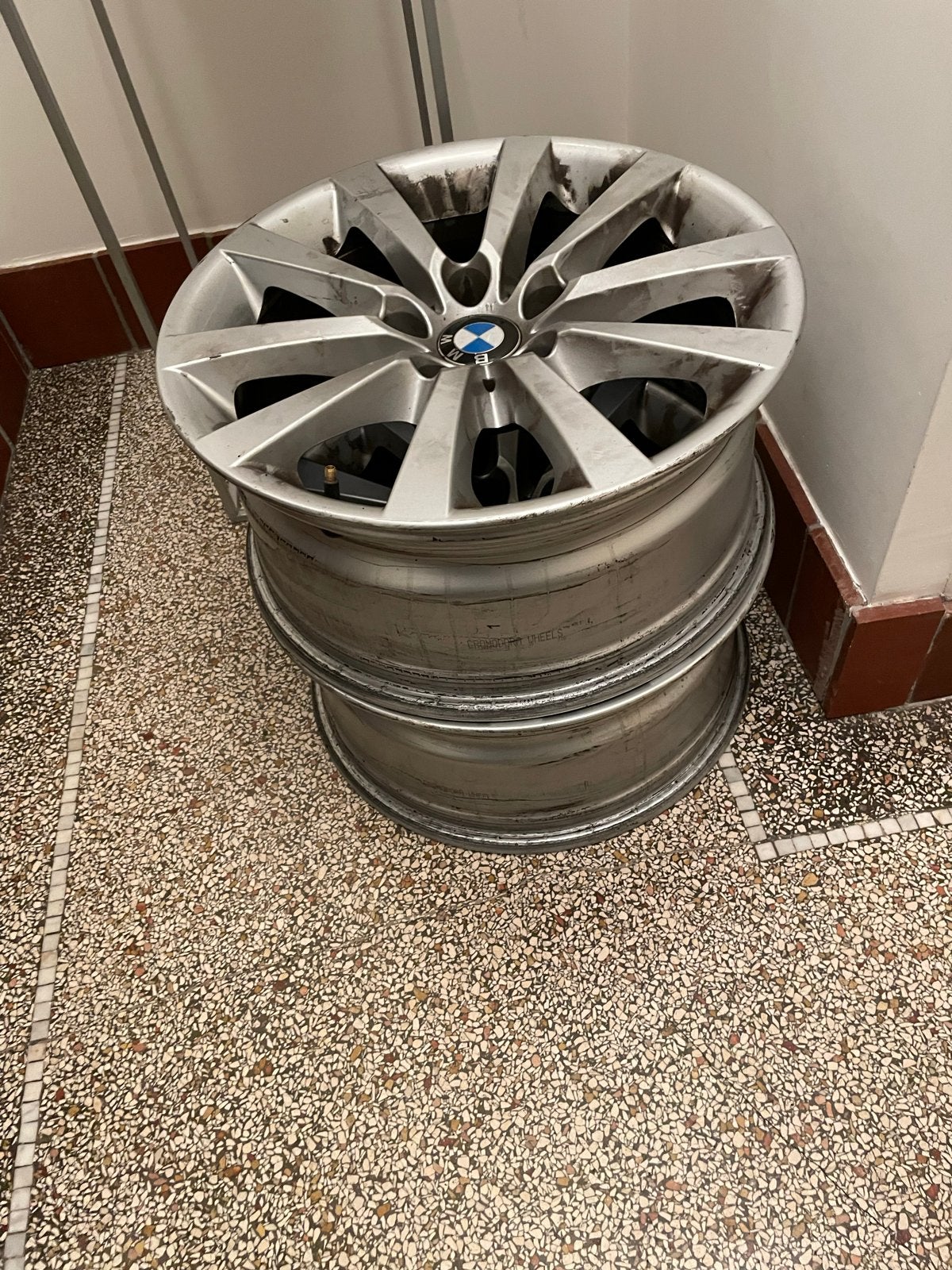 4x Origineel BMW velgen 18inch - gebruikt - geen banden, Ophalen, 18 inch, Gebruikt, Velg(en)