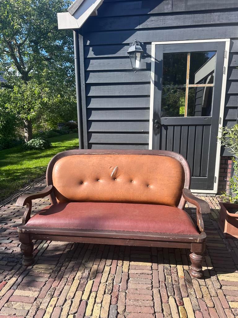 Antieke bank opknapper, Antiek en Kunst, Antiek | Meubels | Stoelen en Banken, Ophalen