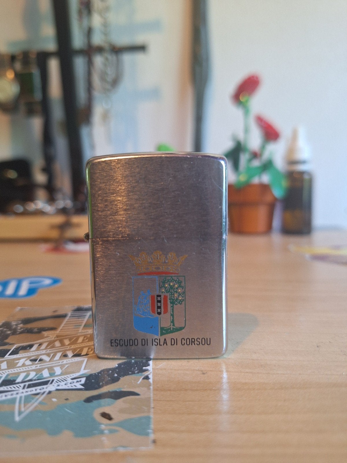 Curaçao zippo, Verzamelen, Ophalen of Verzenden