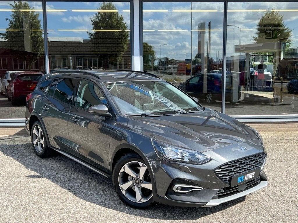 Ford Focus 1.0 EcoBoost Titanium X Business | ACC | LaneAss|, Auto's, Blauw, Navigatiesysteem, 3 cilinders, 1300 kg