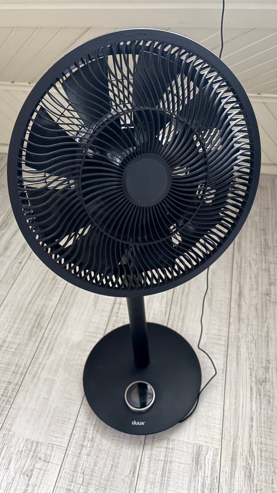 Duux DXCF10 whisper flex smart fan zwart, Ophalen, Zo goed als nieuw, Statiefventilator