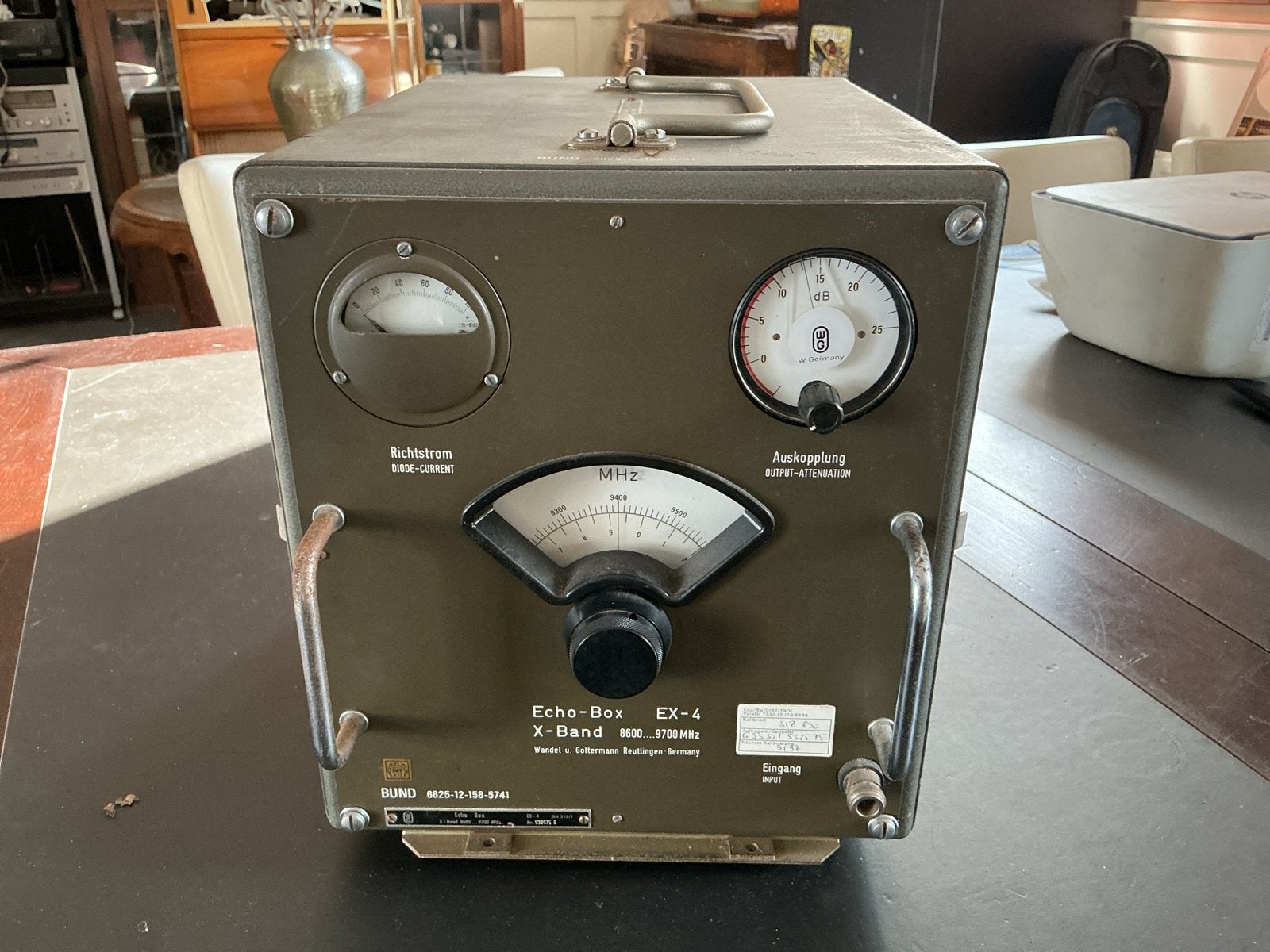 Echo-Box EX-4 X-Band 8600-9700 MHz militaire Duitsland., Telecommunicatie, Zenders en Ontvangers, Ophalen of Verzenden, Gebruikt