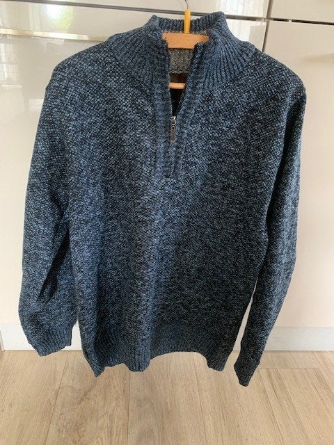 Schipperstrui (maat XL) blauw gemêleerd, Ophalen of Verzenden, Nieuw, Maat 56/58 (XL), Blauw