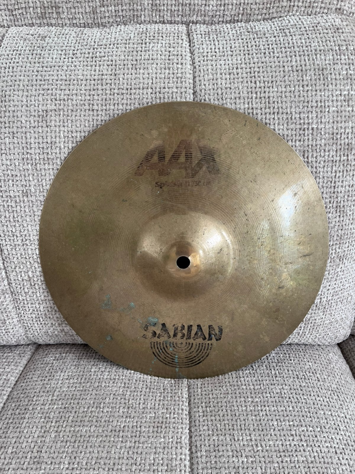 Sabian AAX splash 12”, Ophalen of Verzenden, Gebruikt, Drums of Percussie
