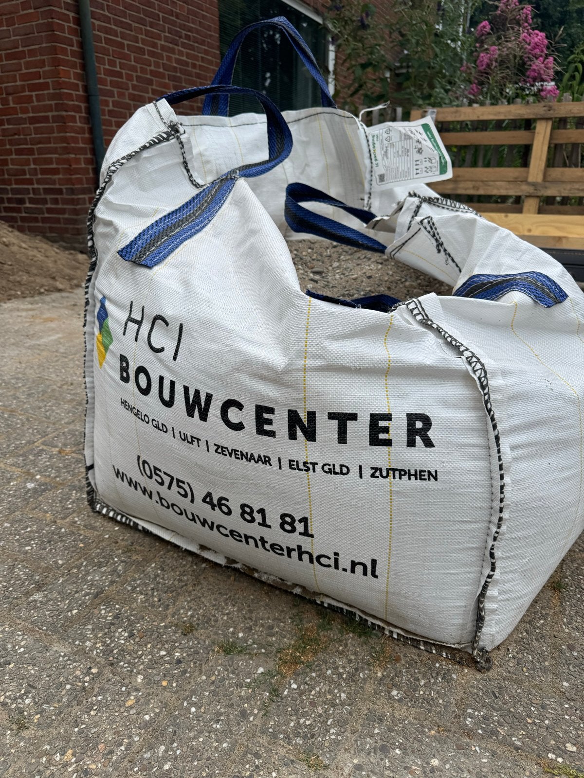 Gratis af te halen betongrind in big bag, Ophalen, Gebruikt, Overige typen