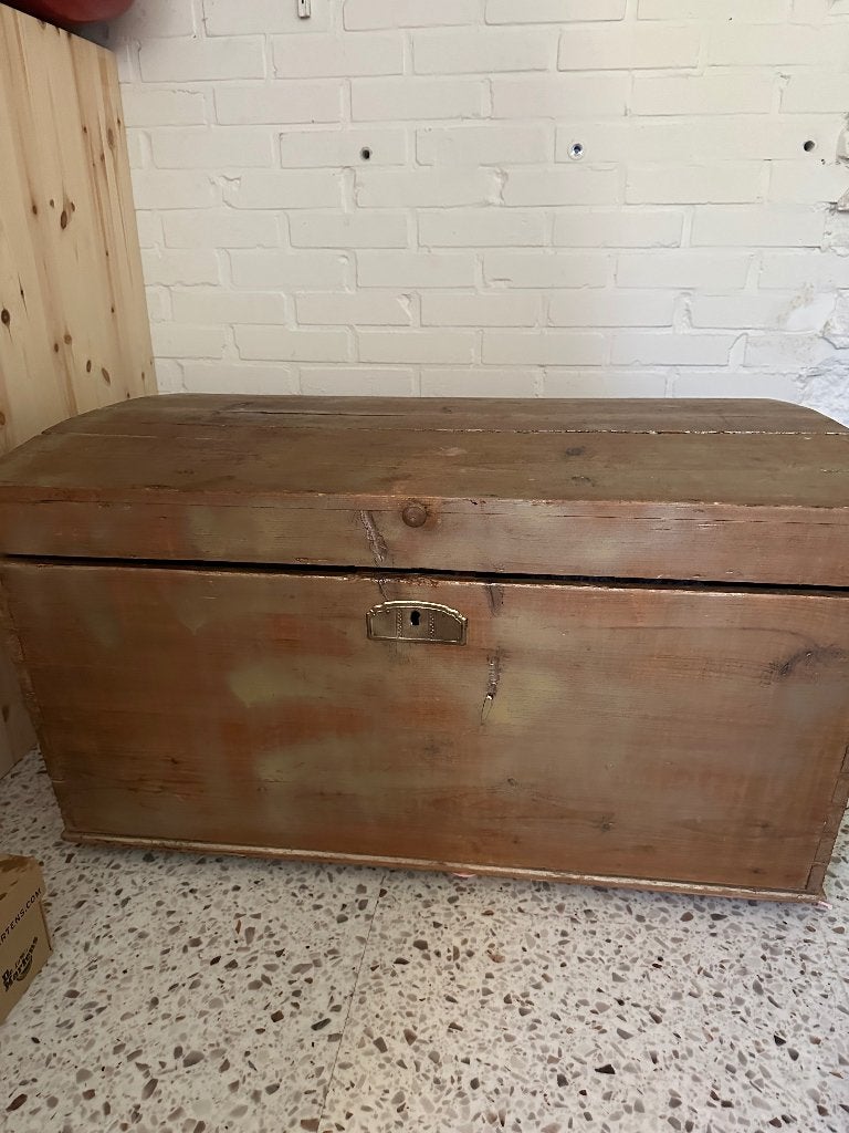 Houten kist, Ophalen, Gebruikt