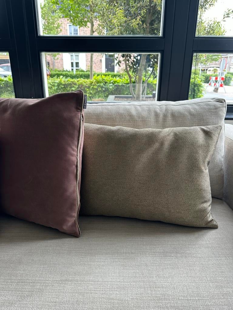 Set van 3 kussens in diverse kleuren, Ophalen of Verzenden, Zo goed als nieuw, Roze, Overige vormen