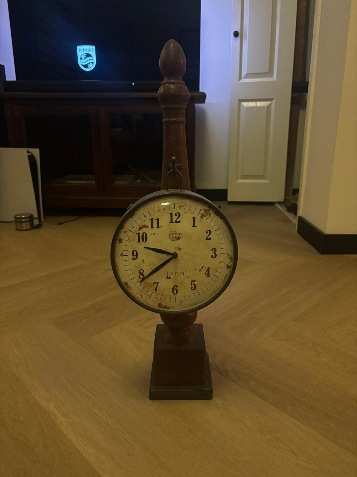 Vintage klok, Huis en Inrichting, Ophalen, Gebruikt, Wandklok