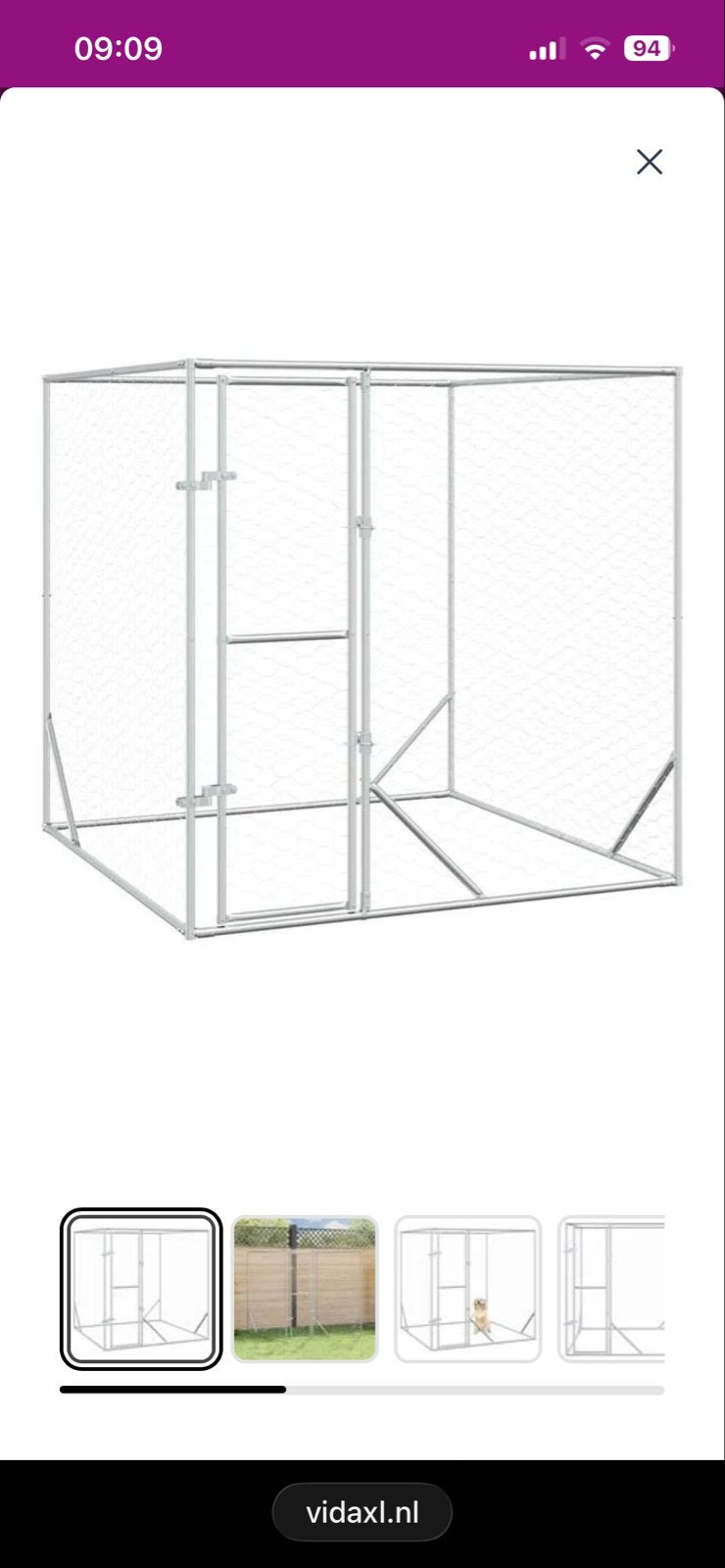 Hondenkennel / (katten) ren NIEUW !!, Dieren en Toebehoren, Ophalen, Nieuw