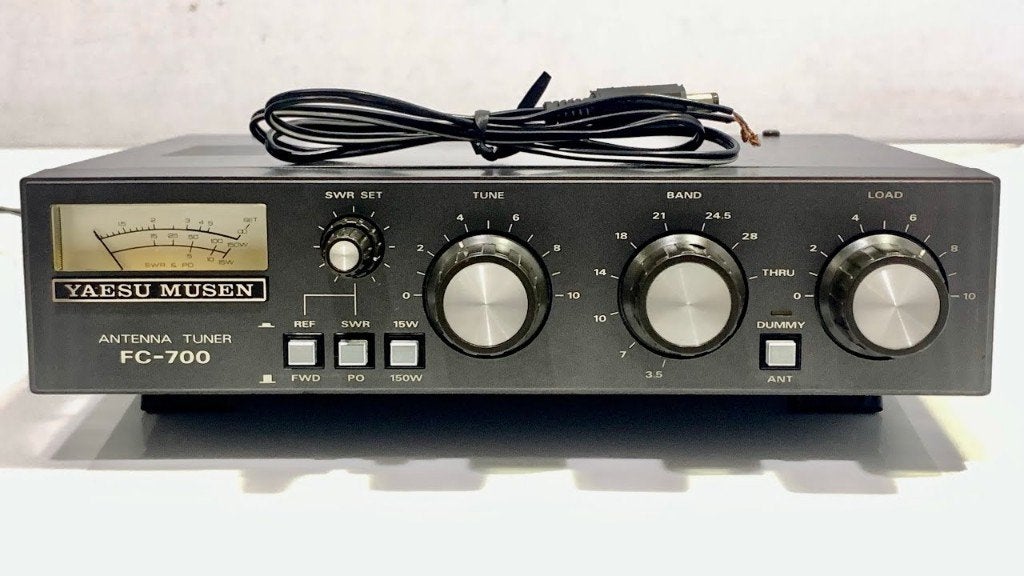 YAESU FC-700 ANTENNE TUNER + S,W,R POWER METER, Ophalen of Verzenden, Zo goed als nieuw