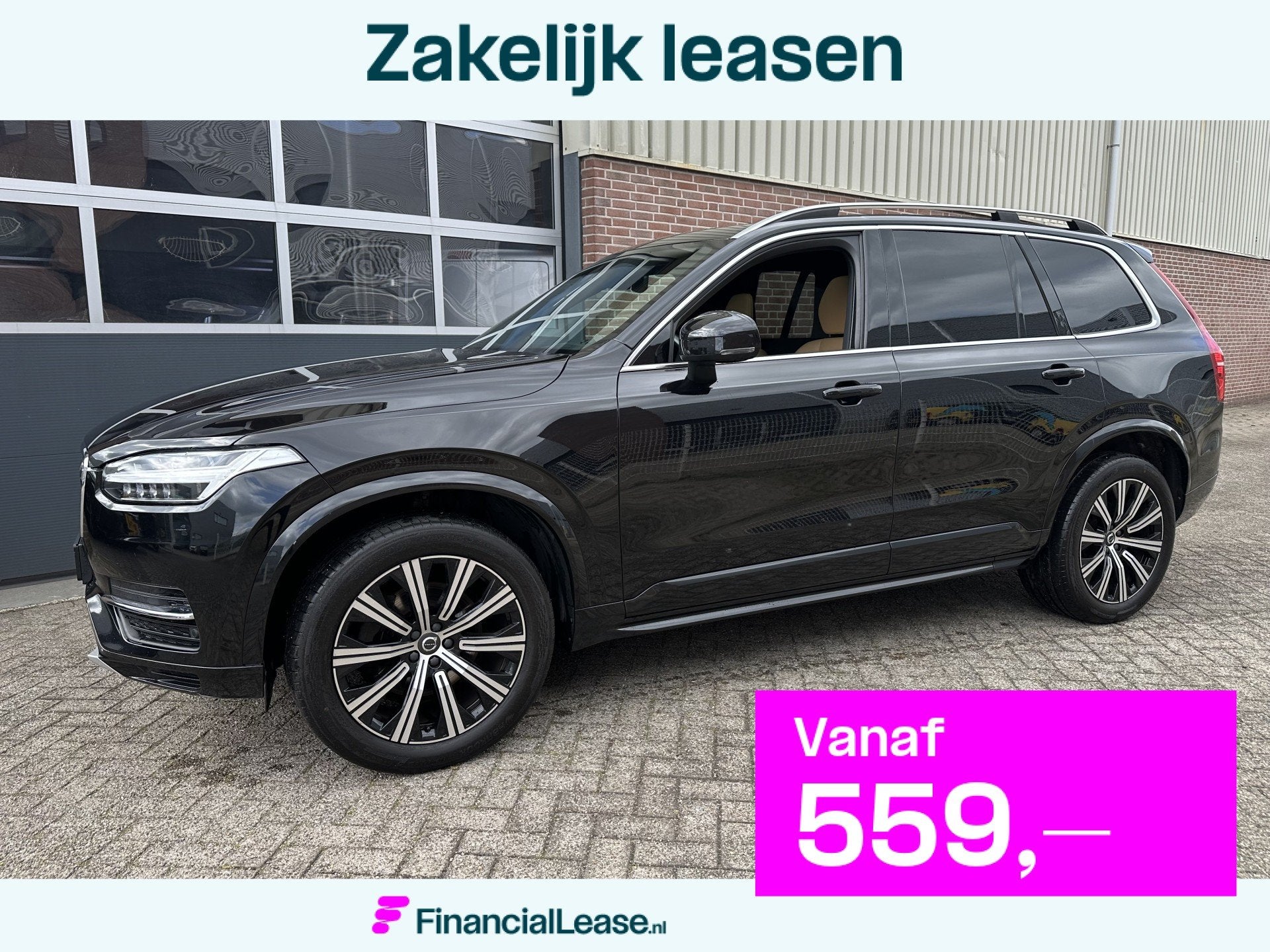 Volvo XC90 D5 AWD Aut. Grijs kenteken Pano,Navi,Leer,Camera,, Gebruikt, 4 cilinders, 1969 cc, 1912 kg