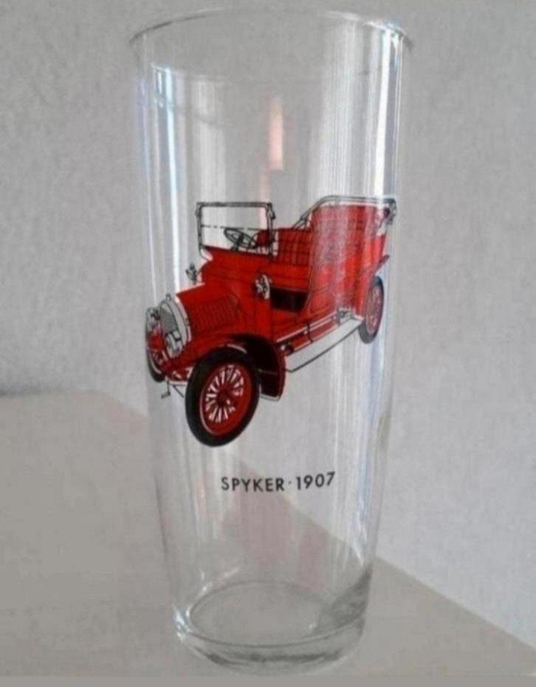 Glas Spyker 1907, Verzamelen, Ophalen of Verzenden, Zo goed als nieuw