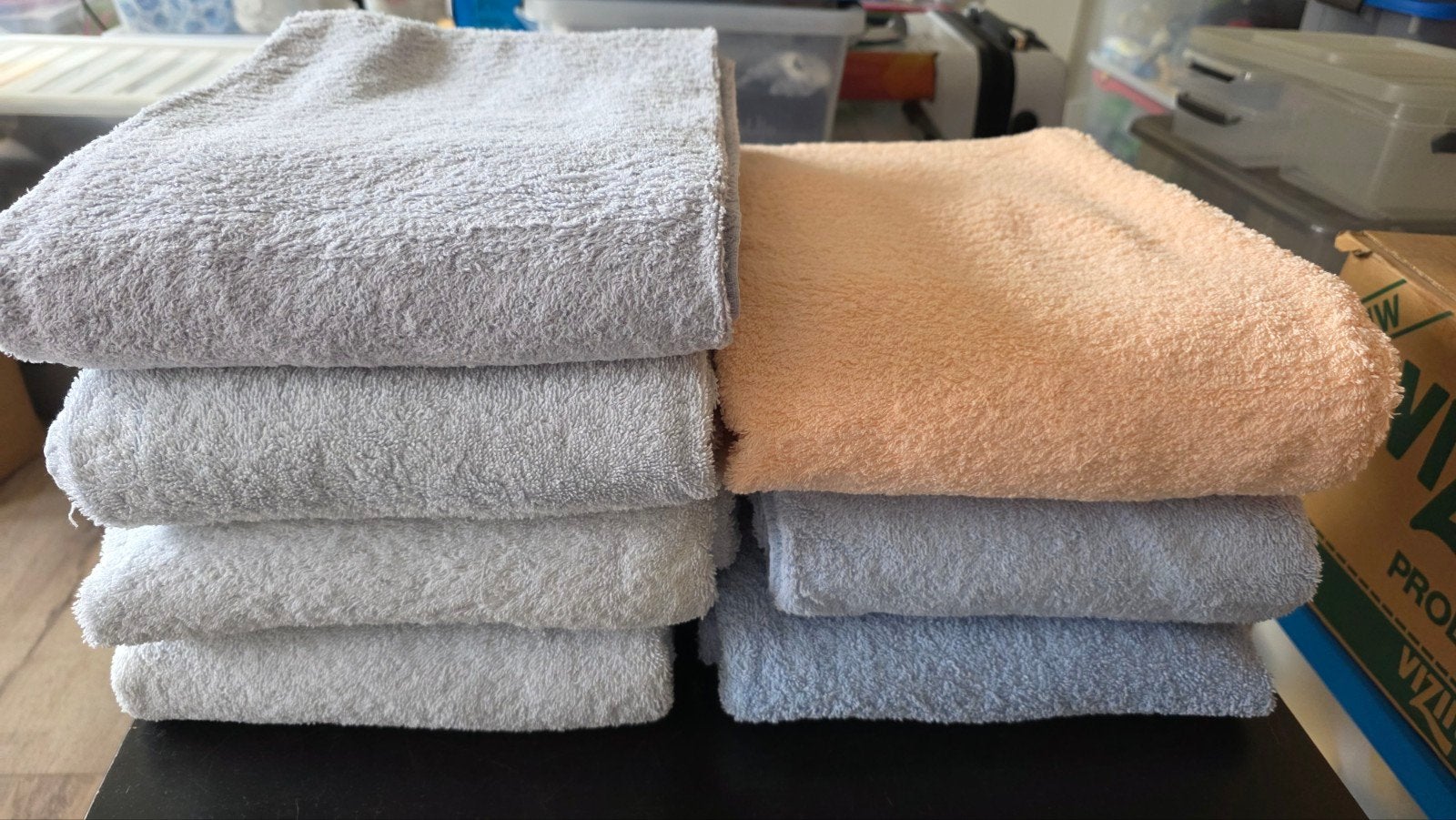7 badlakens, Overige kleuren, Overige merken, Badlaken, Ophalen of Verzenden
