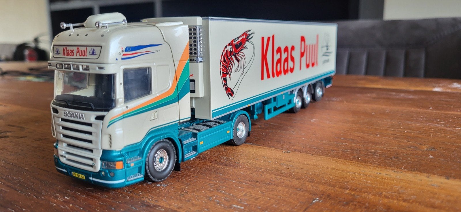 Tekno scania klaas puul, Ophalen of Verzenden, Zo goed als nieuw, Bus of Vrachtwagen, Tekno