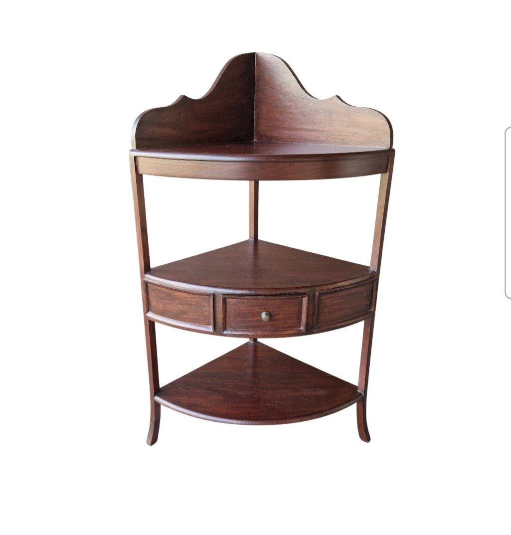 hoekkastje klassieke kast  wastafel vintage wc kastje, Ophalen of Verzenden