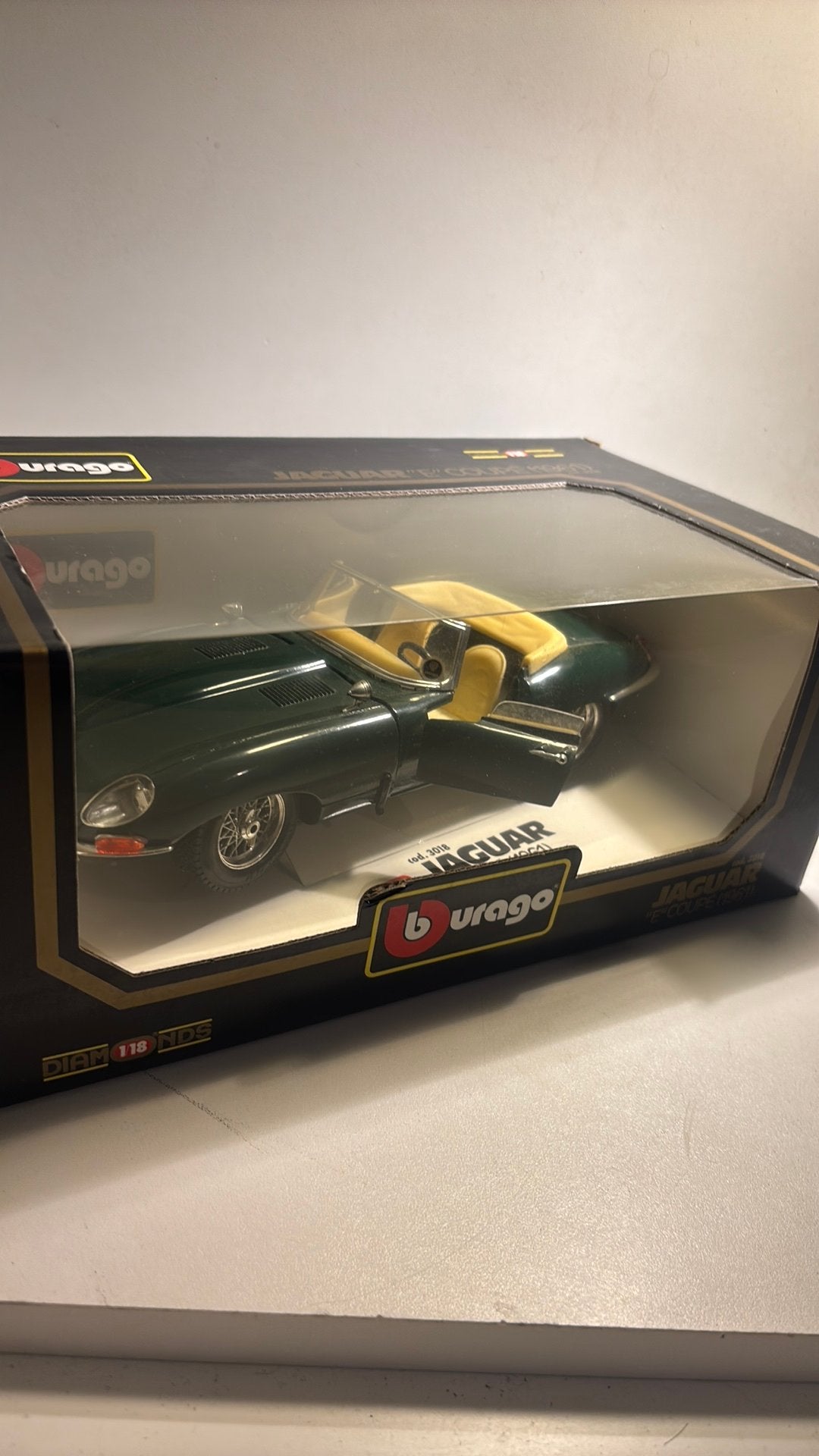 Jaguar type e bburago 1.18, Ophalen of Verzenden, Bburago, A, A
