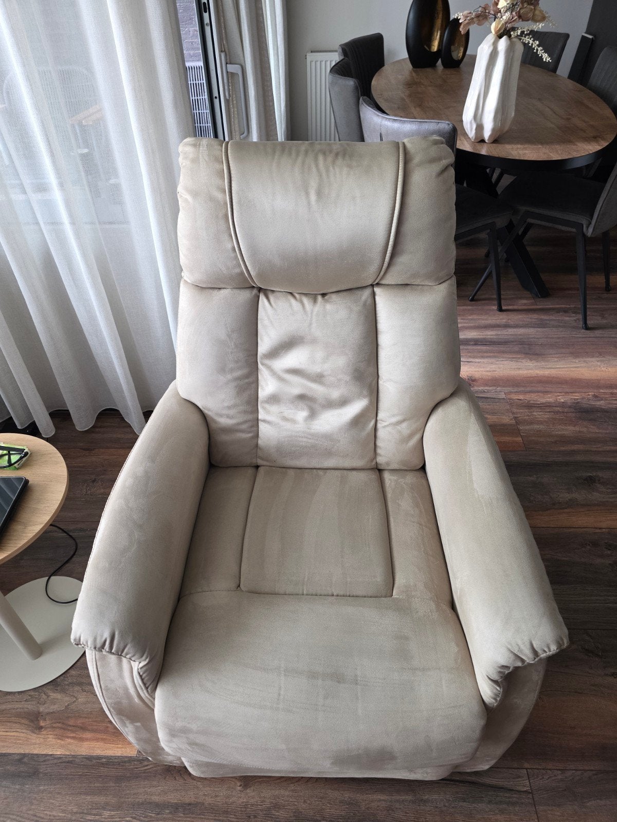 Twee mooie relaxfauteuils met uitstap functie, Ophalen, Gebruikt, 75 tot 100 cm, 75 tot 100 cm