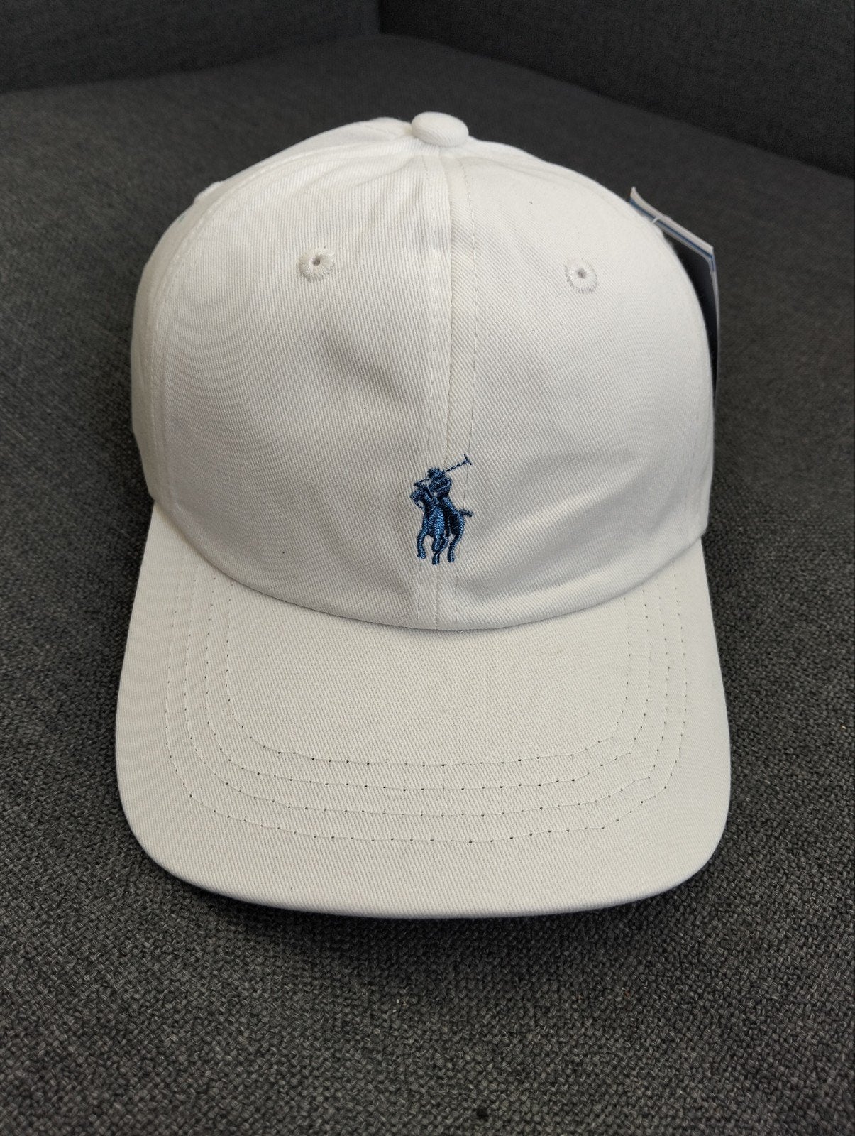 Nieuwe Polo Ralph Lauren pet - Wit met blauw logo, Kleding | Dames, Hoeden en Petten, Nieuw, Pet, One size fits all, Verzenden