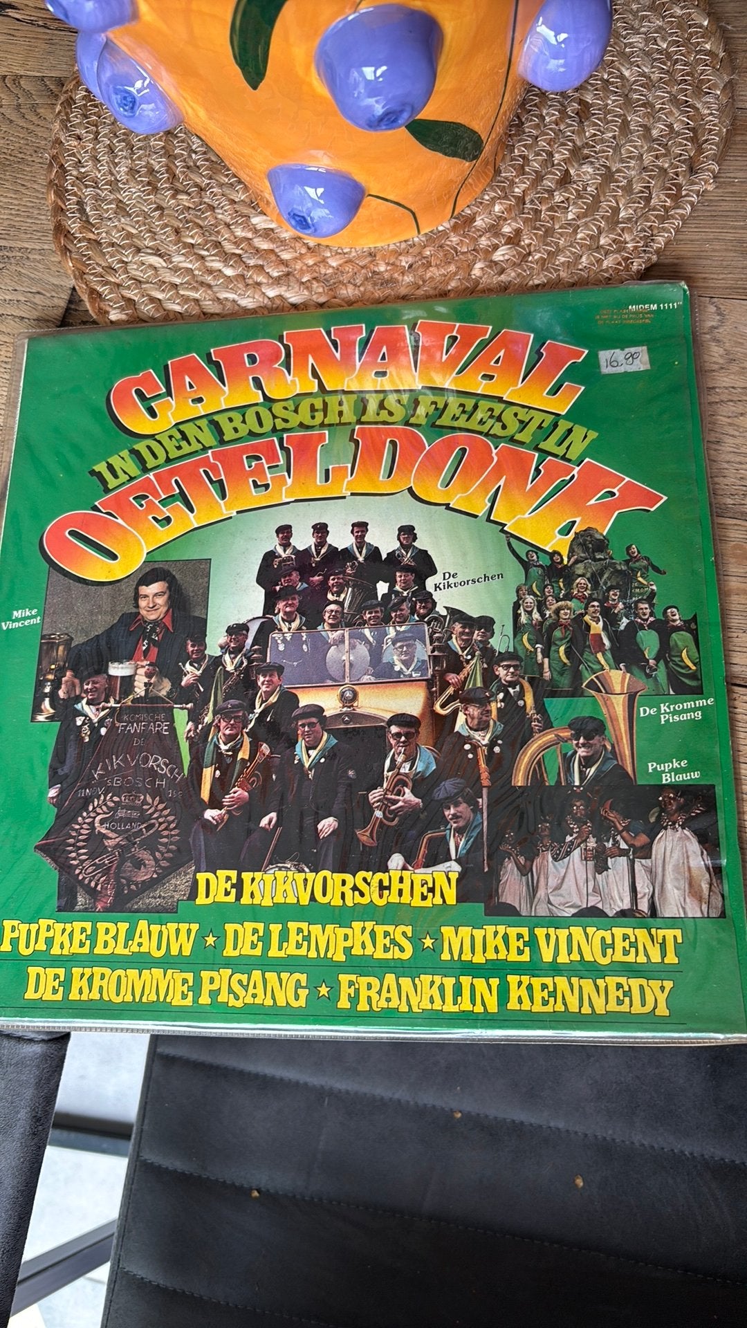 Oeteldonk carnavals lp, Cd's en Dvd's, Ophalen of Verzenden, Gebruikt, 12 inch, Levenslied of Smartlap