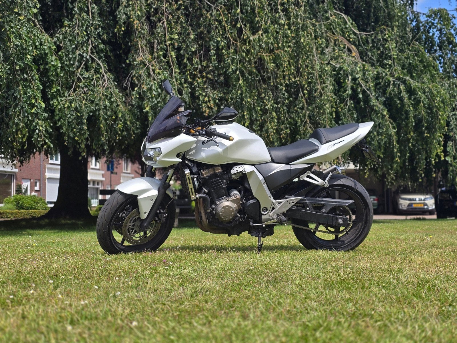 Kawasaki Z750 Parelmoer Wit, Particulier, Naked bike