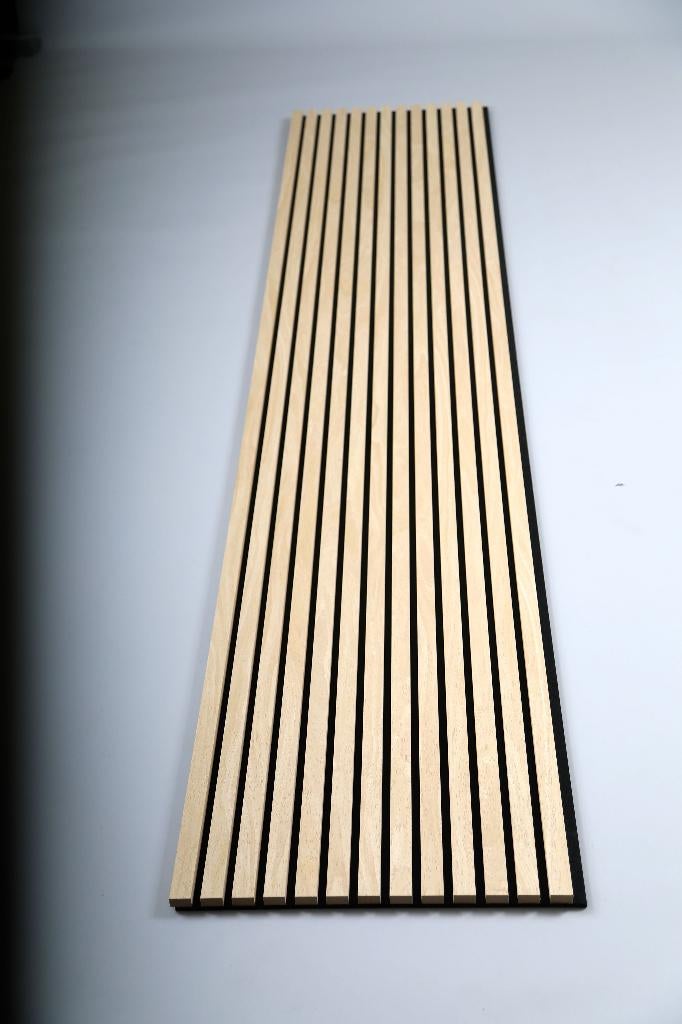 Akoestische gefineerde wandpanelen 260x52cm– €50 per stuk, Verzenden, Nieuw, Hout, 20 tot 50 mm