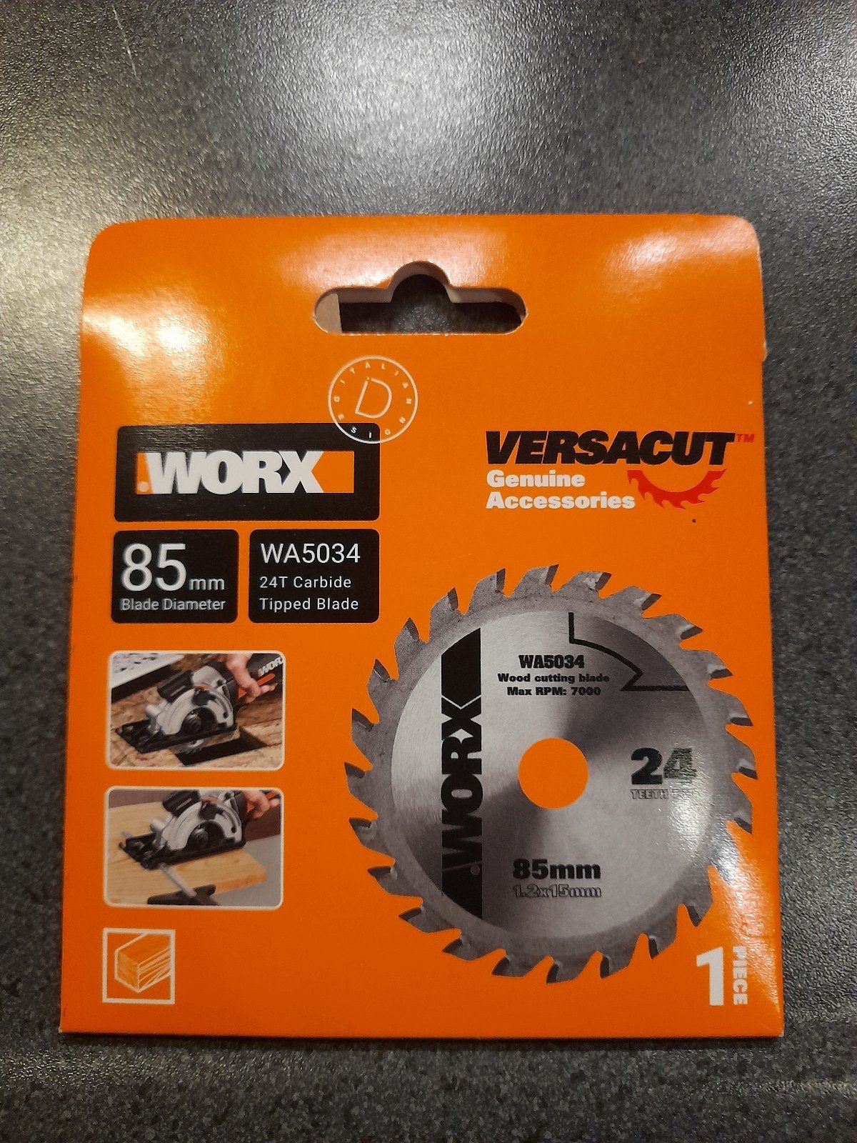 WORX WA5034 Versacut Zaagblad 85mm voor Hout, Ophalen of Verzenden, Nieuw, Cirkelzaag, WORX