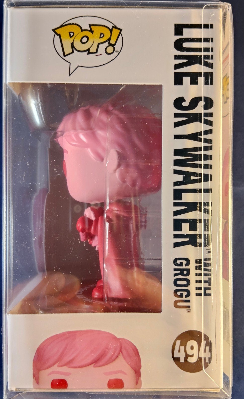 Funko Pop! Star Wars Luke Skywalker met Grogu #494, Ophalen of Verzenden, Nieuw, Actiefiguurtje