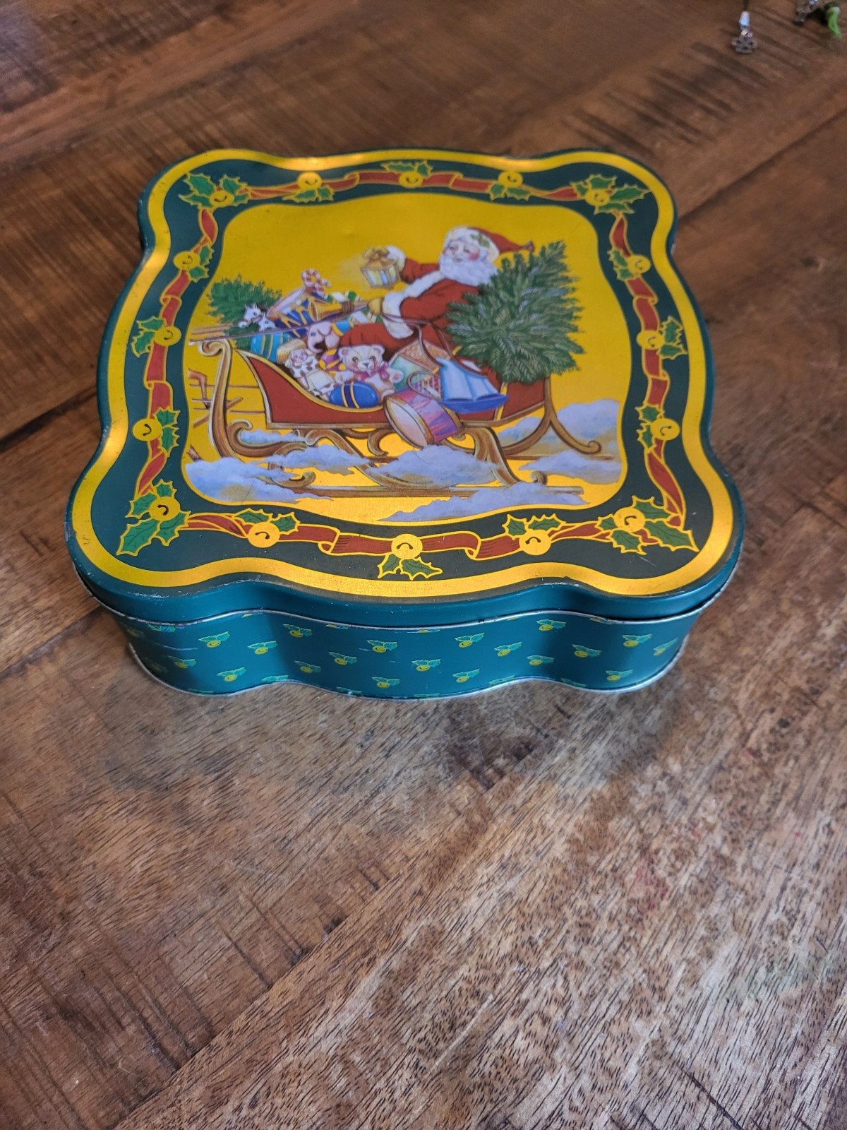 vintage kerstblik, Ophalen of Verzenden, Gebruikt