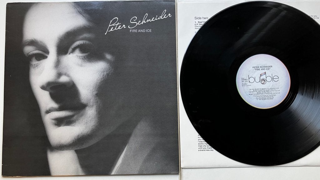 PSN1 Peter Schneider Fire and Ice HOL80 €7,50, Cd's en Dvd's, LP, Pop, Ophalen of Verzenden, Zo goed als nieuw